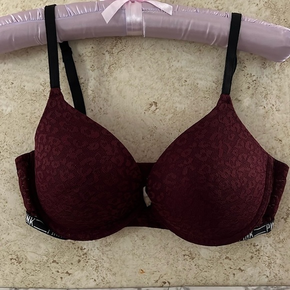 Pink Victoria’s Secret Pink Push Up Plunge Bra size 34D - Picture 8 of 8